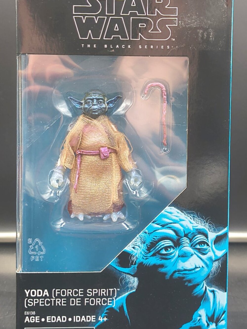 Star Wars Black Series Yoda (Force Spirit) Action Figure The Last Jedi
